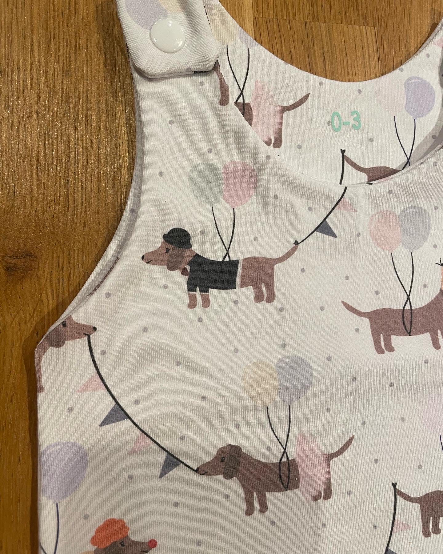 sausage dog celebrations Romper