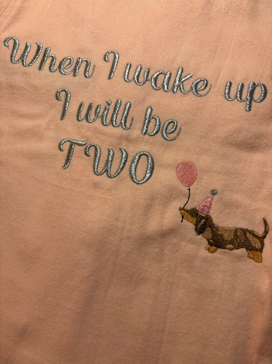 Embroidered Birthday Pawjamas