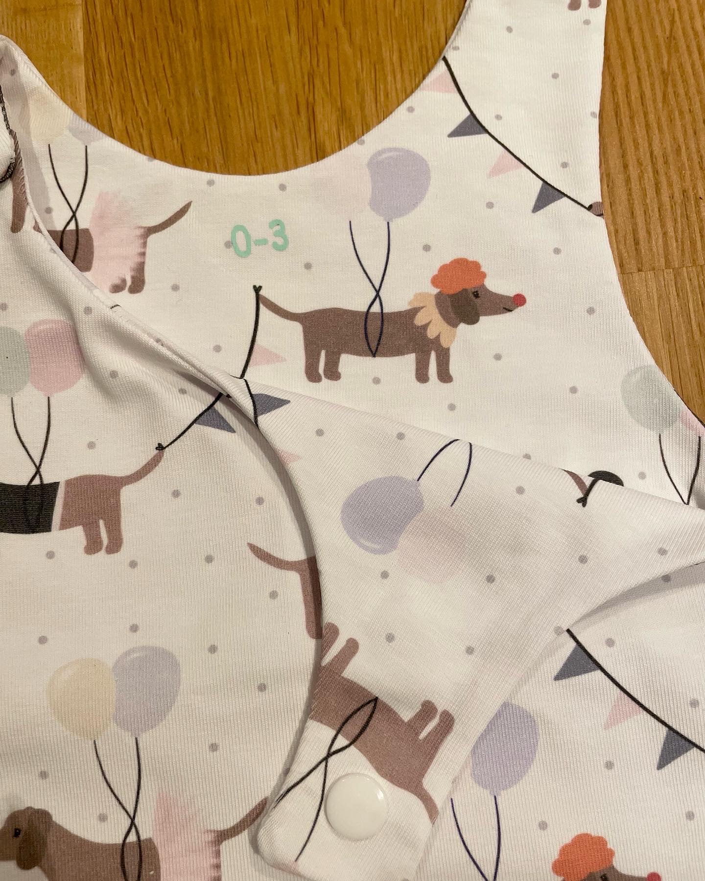 sausage dog celebrations Romper