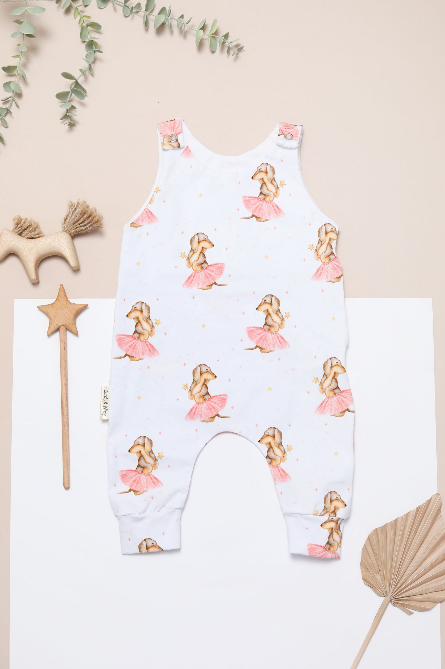 Freya ballerina Sausage dog Romper