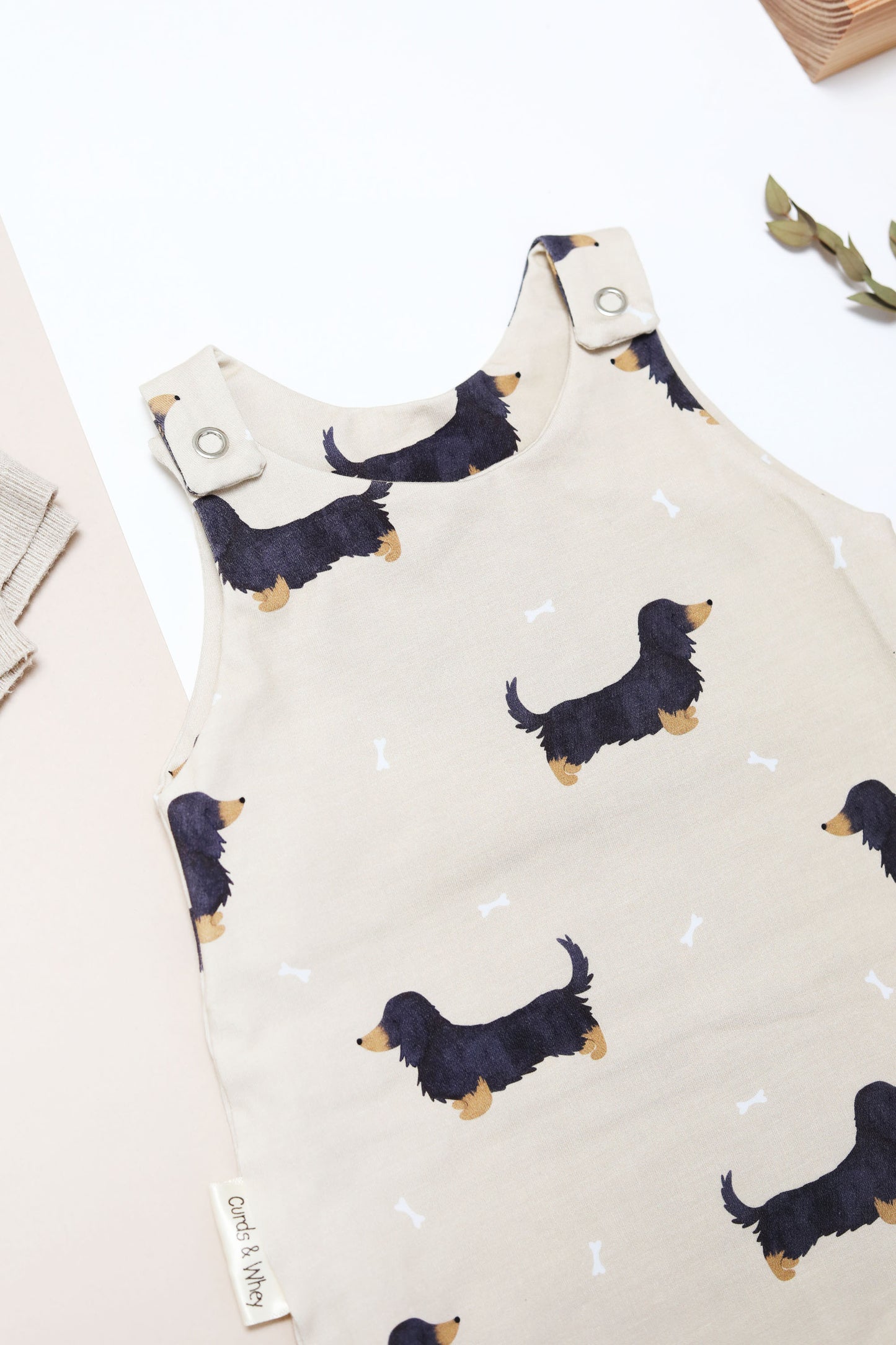 Nemo long haired dachshund romper