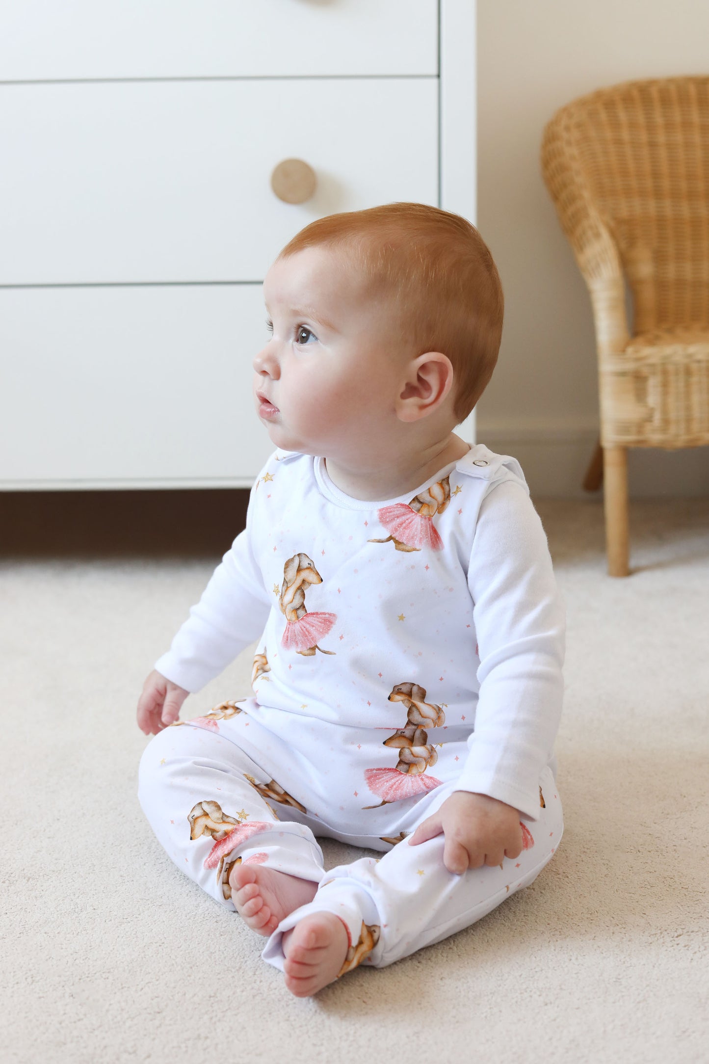 Freya ballerina Sausage dog Romper