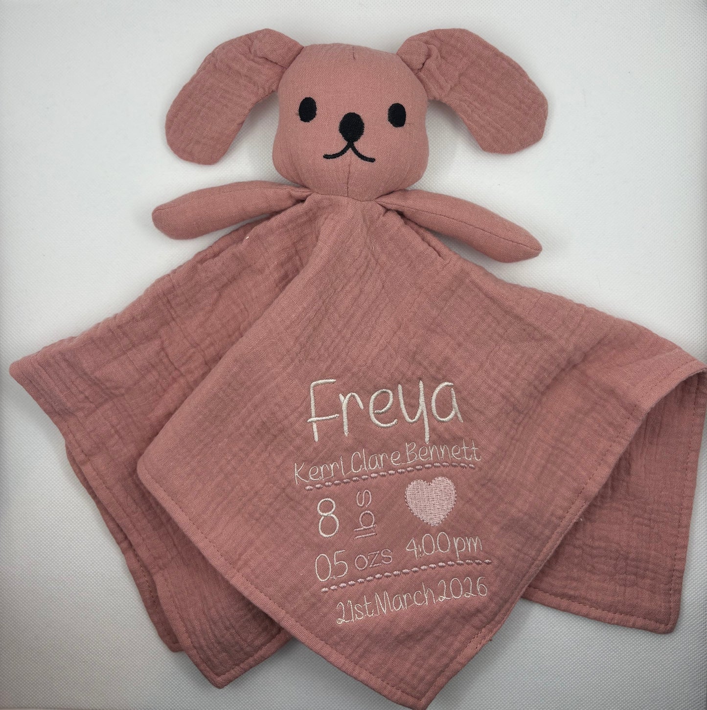 Puppy muslin comforter