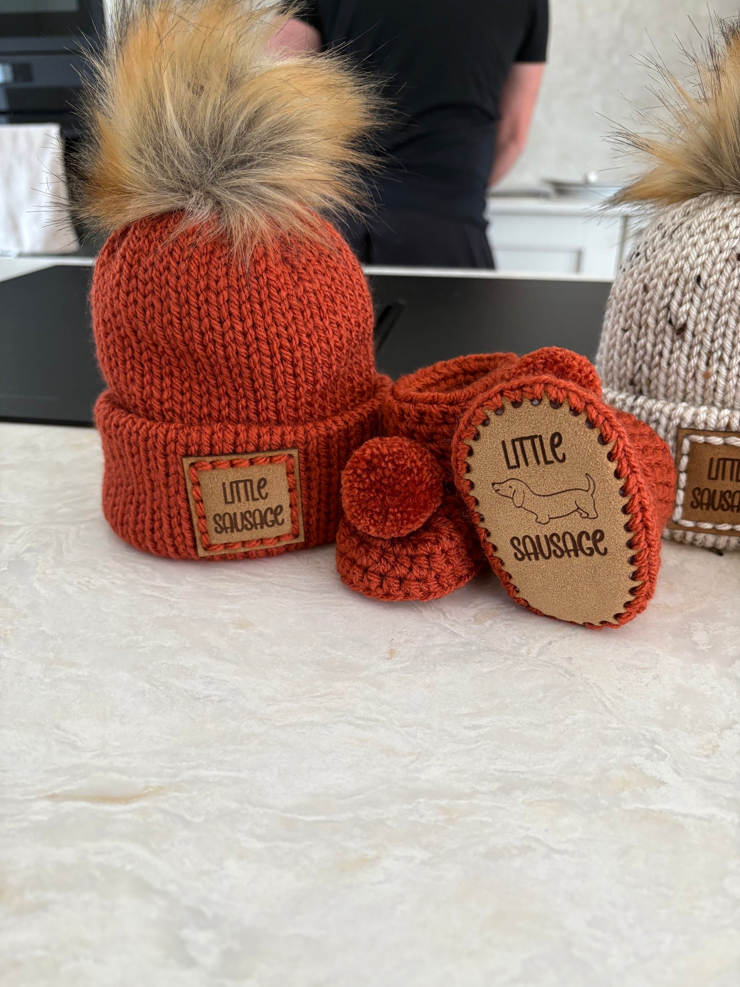 Little sausage booties