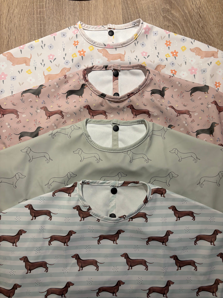 Coverall weaning bibs