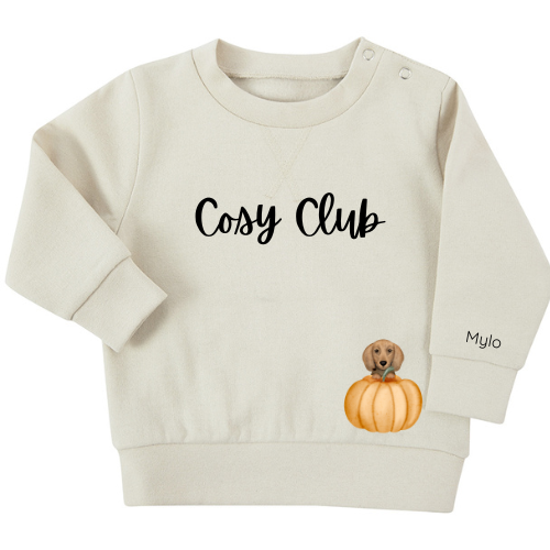 Cosy club personalised jumpers