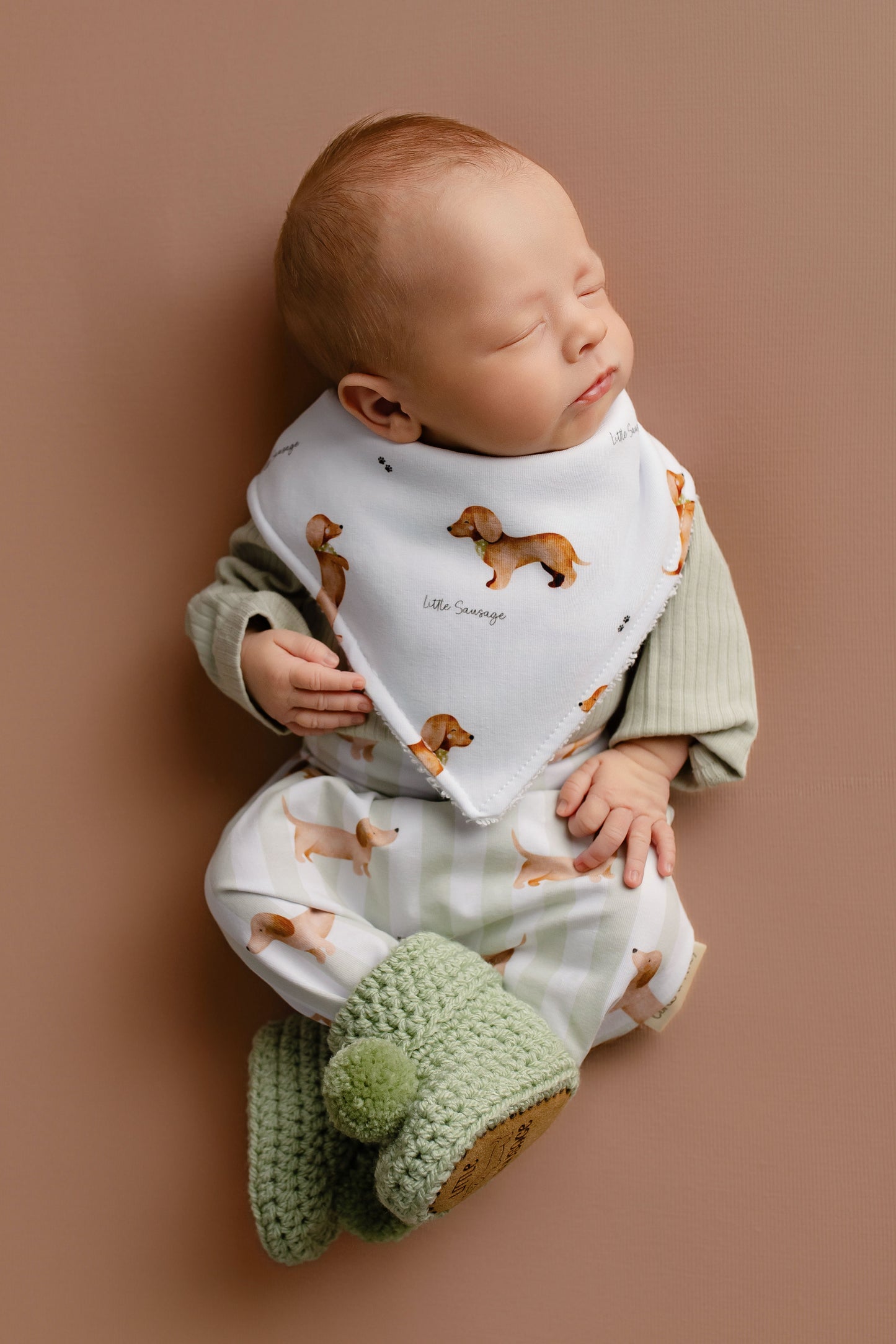 Li'l pup stripped footed leggings