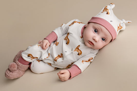Little Sausage popper baby grow