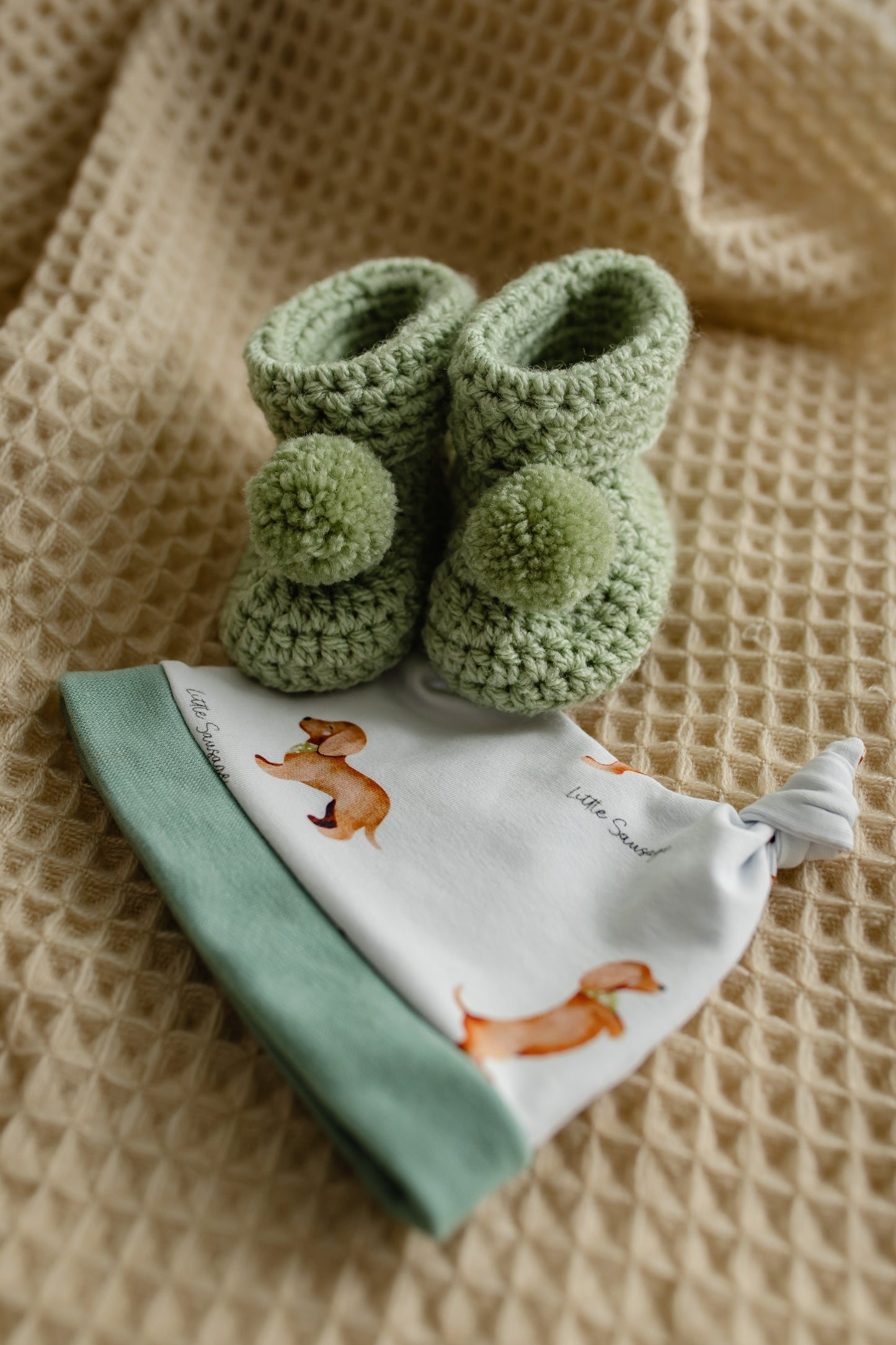New baby Little sausage booties collection