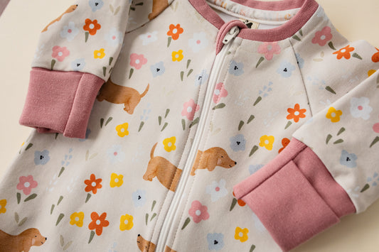Flora zippy baby grow
