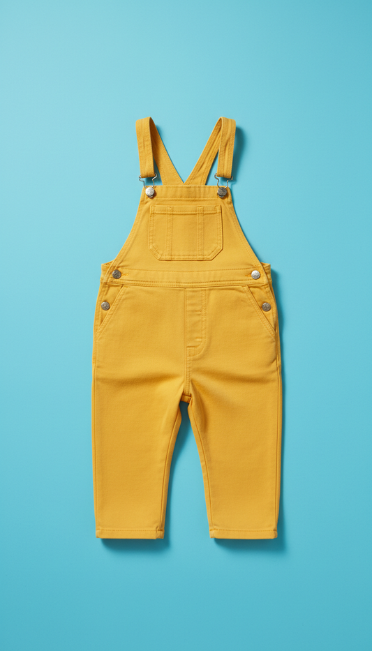 Sunbeam yellow cotton dungarees