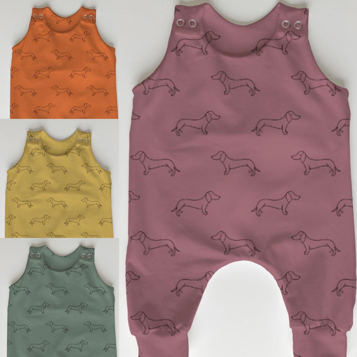 Pumpkin Doodle Dach romper