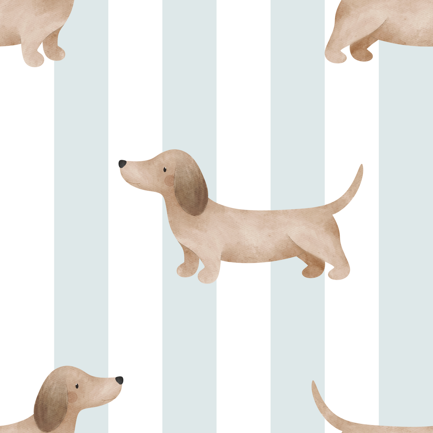 Imperfect Lil Pup striped footed romper