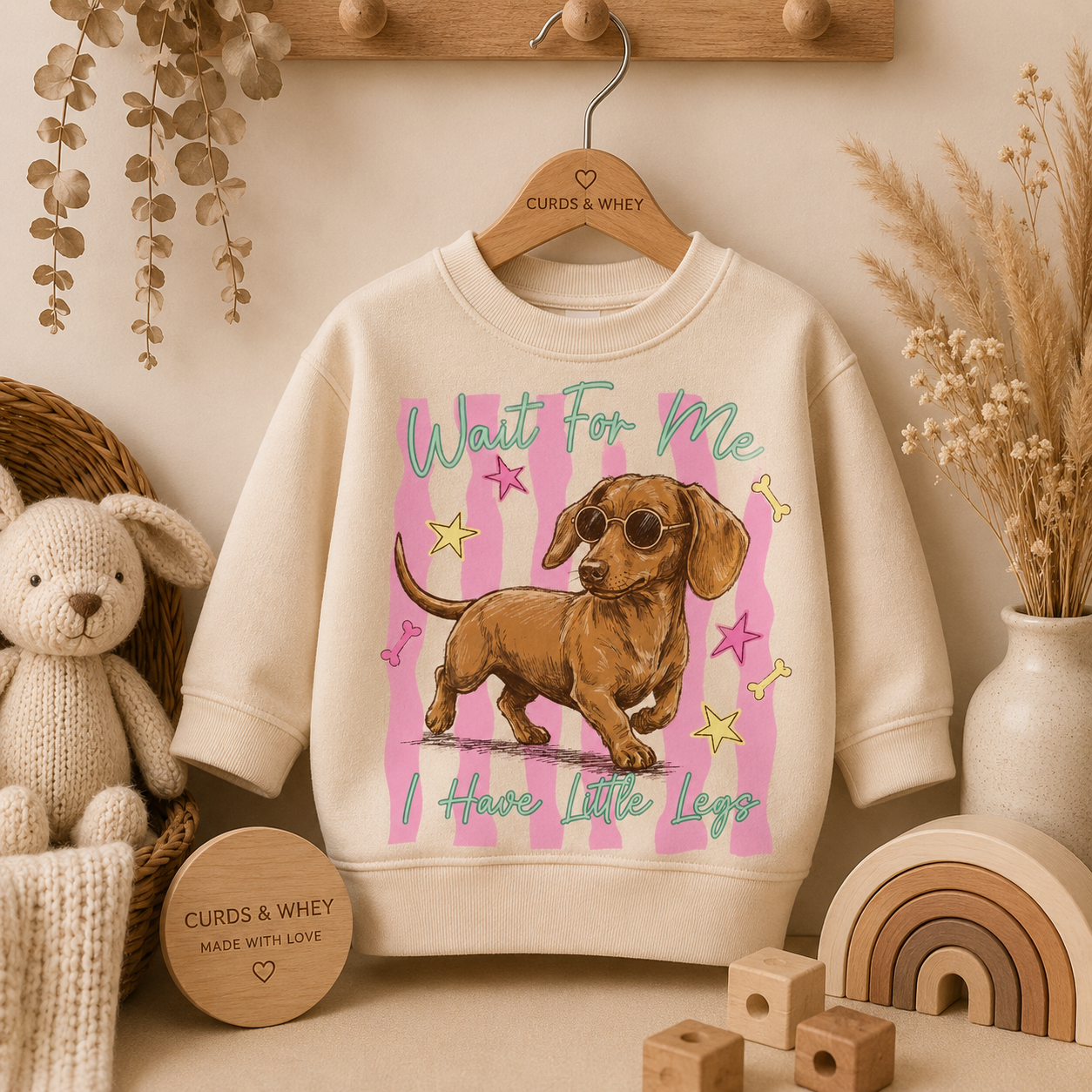 Wait for me I have little legs sweater