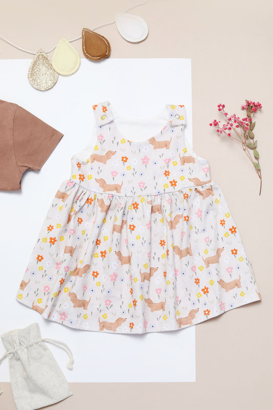 flora sausage dog Dress