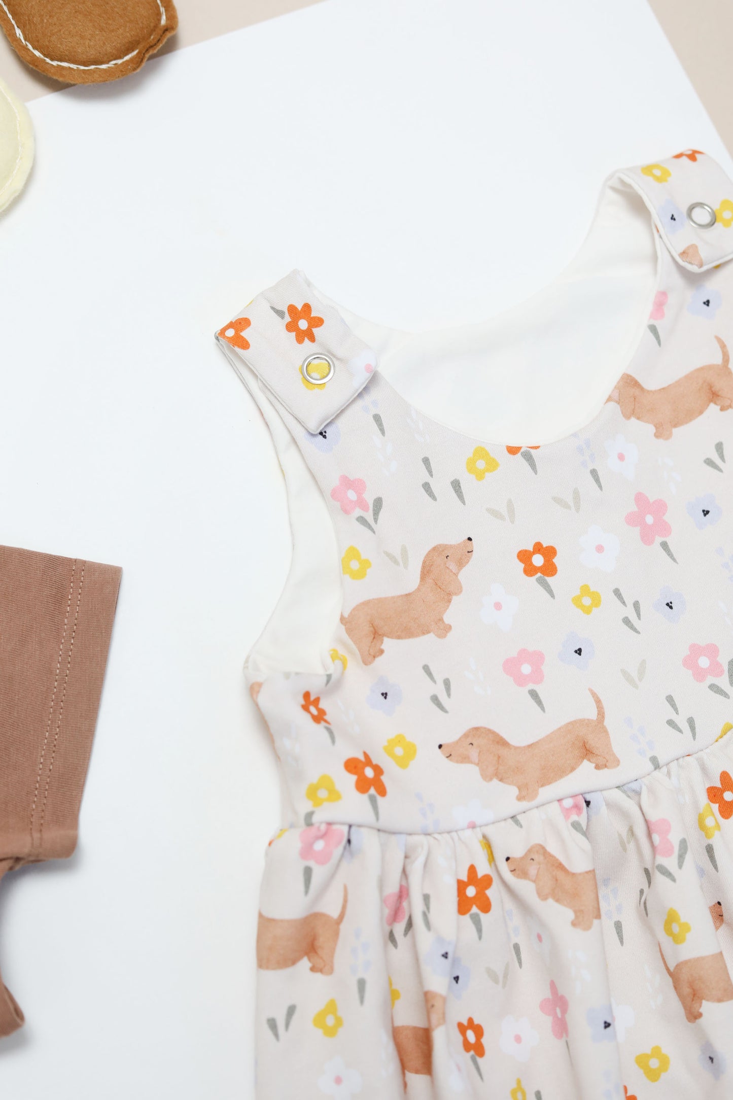 flora sausage dog Dress
