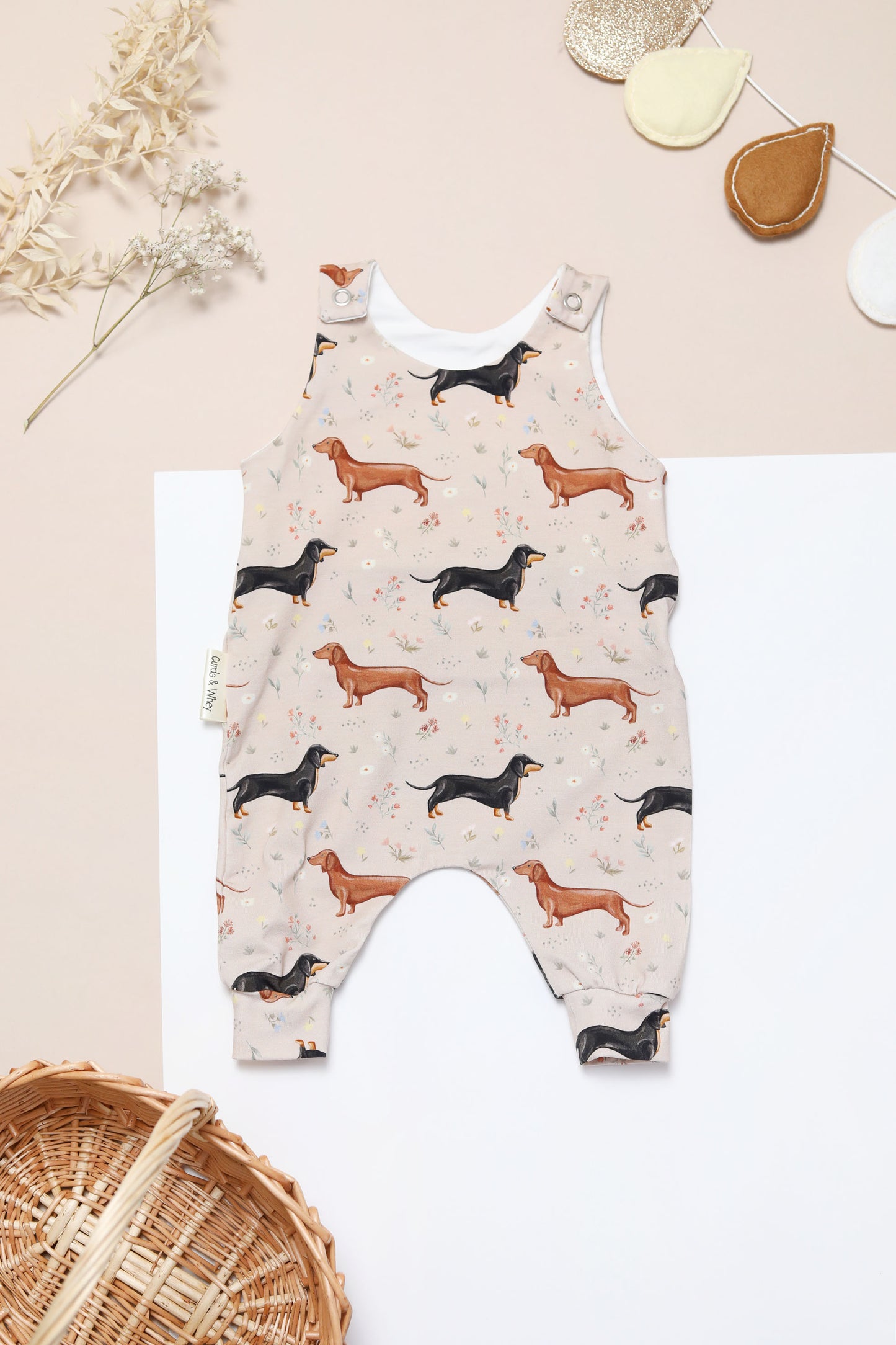 Florence sausage dog Romper