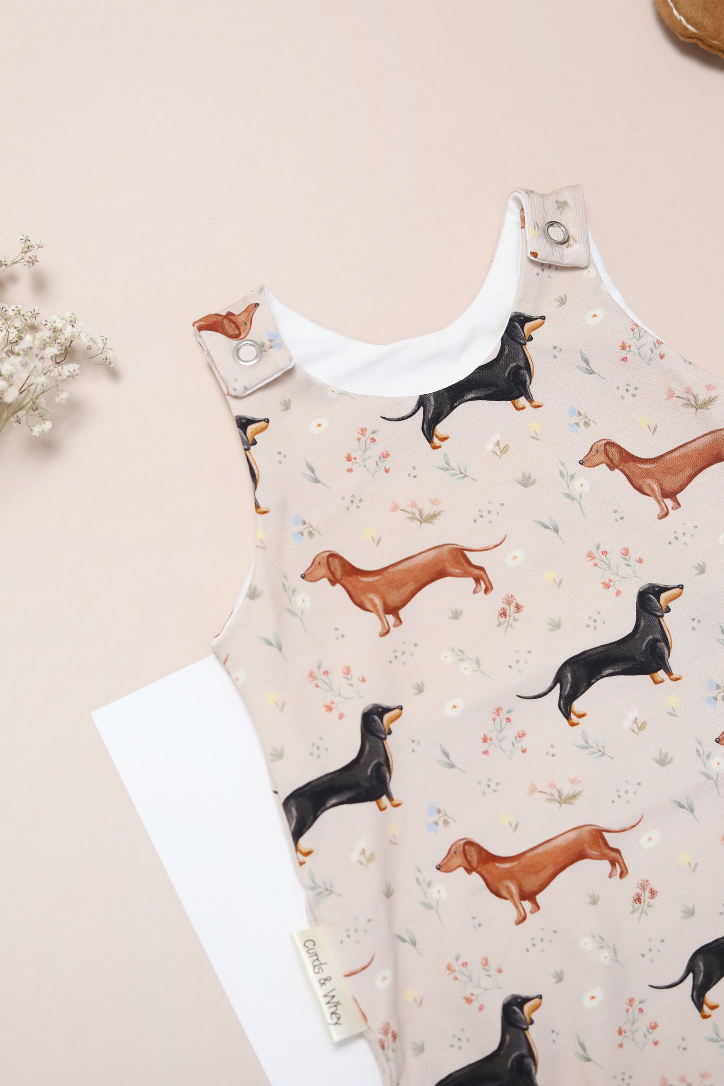Florence sausage dog Romper
