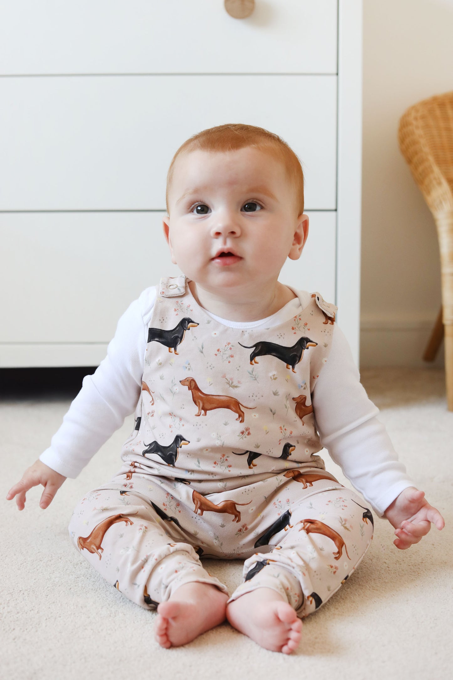 Florence sausage dog Romper