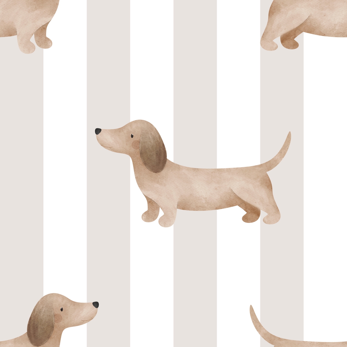 Imperfect Lil Pup striped footed romper