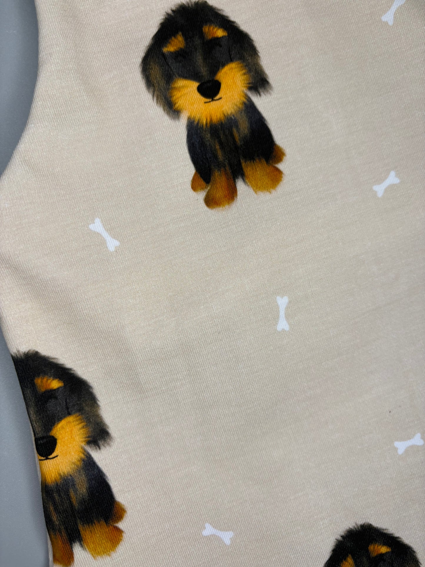 Hamish wired dachshund baby romper