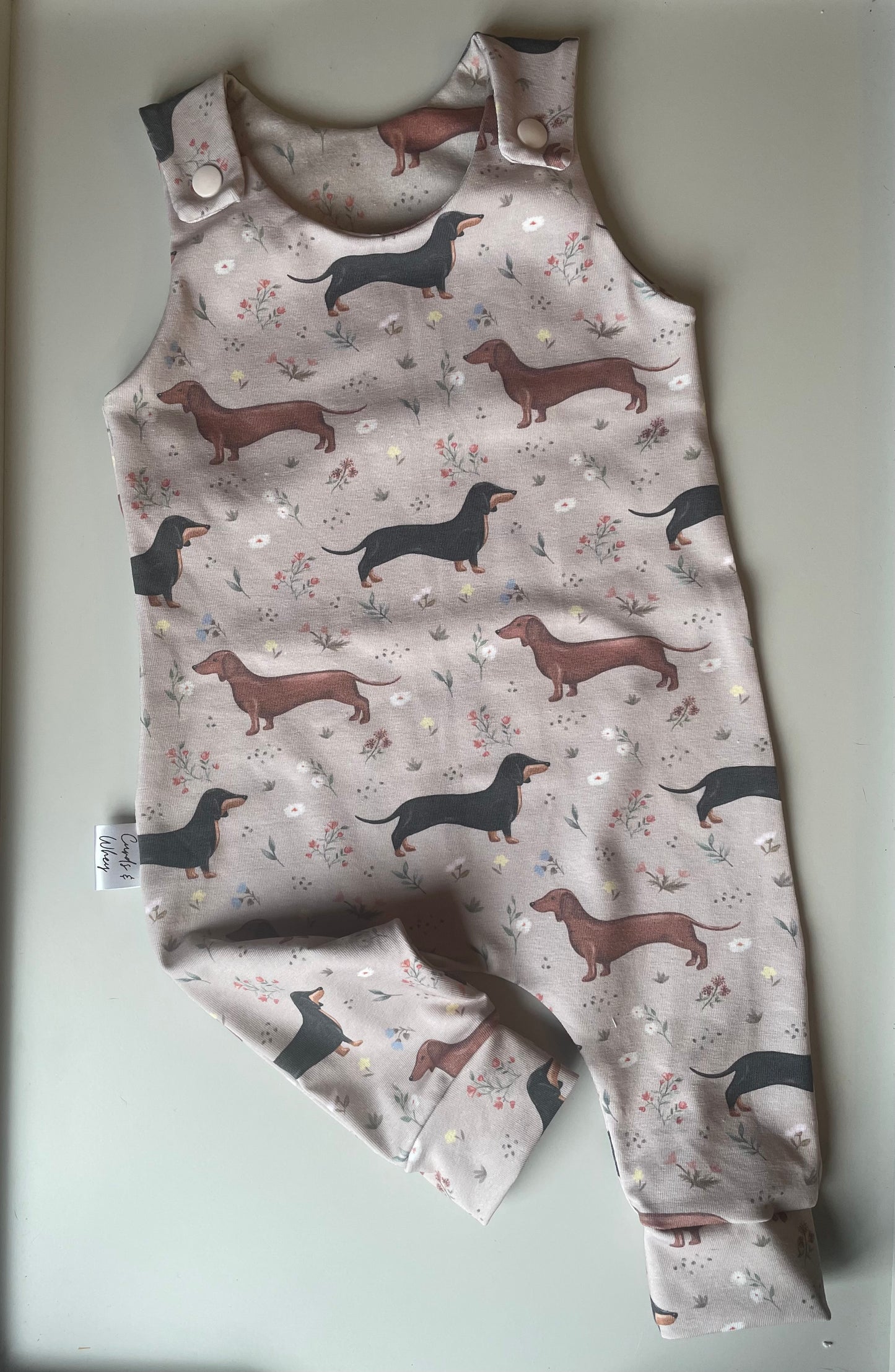 Florence sausage dog Romper