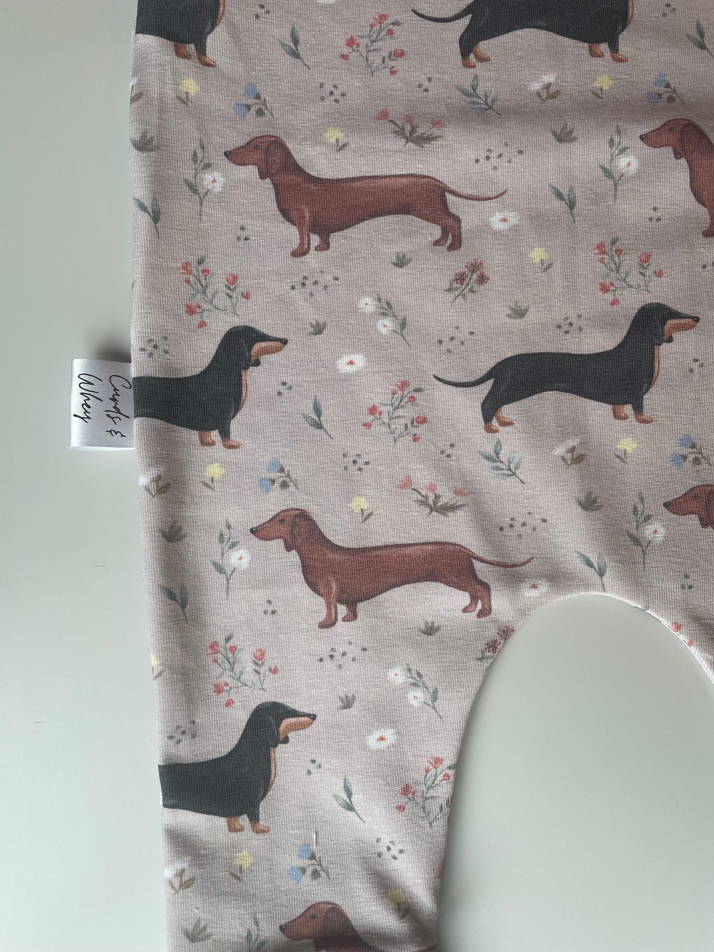 Florence sausage dog Romper