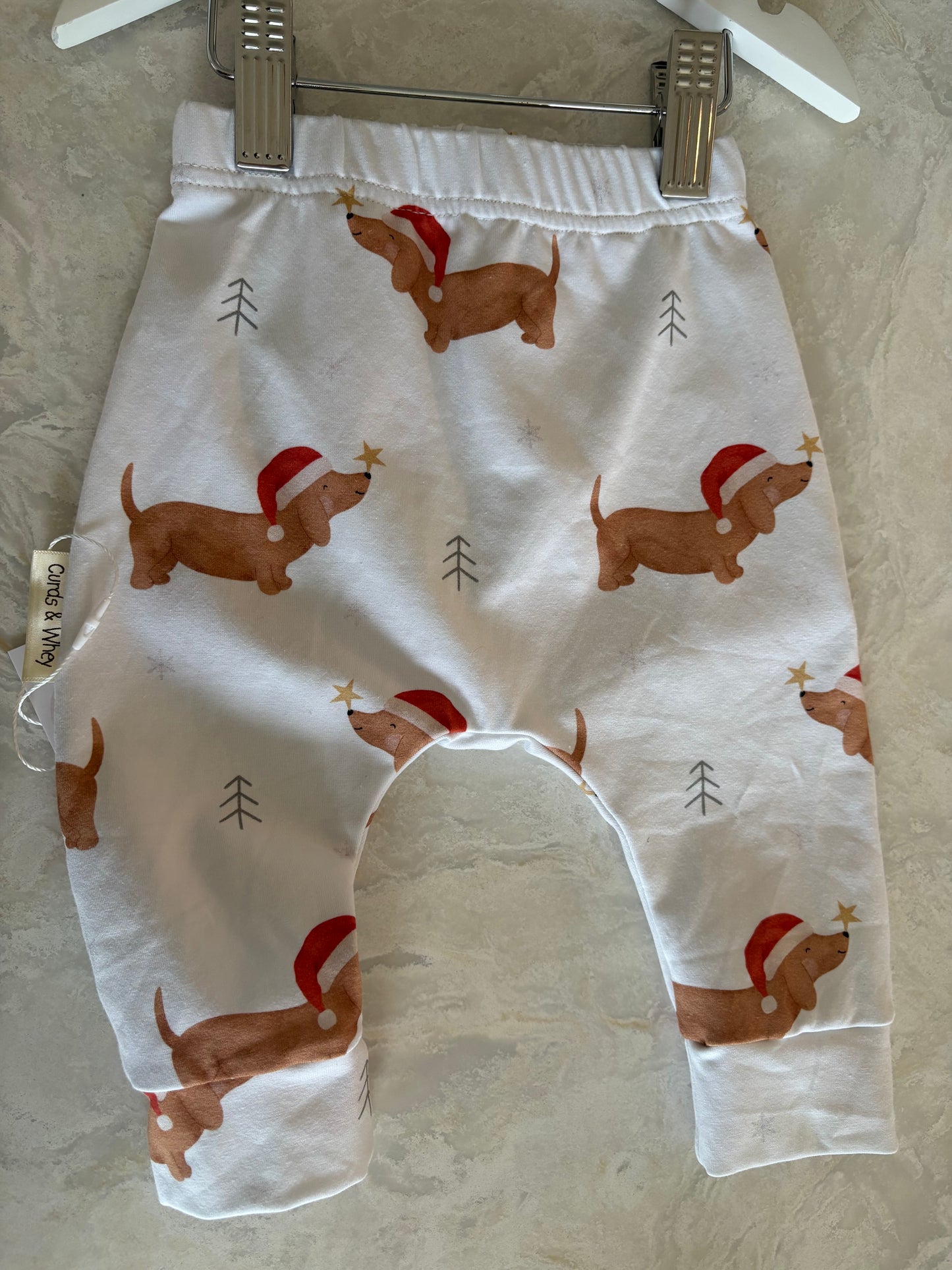 Sausage Santa leggings