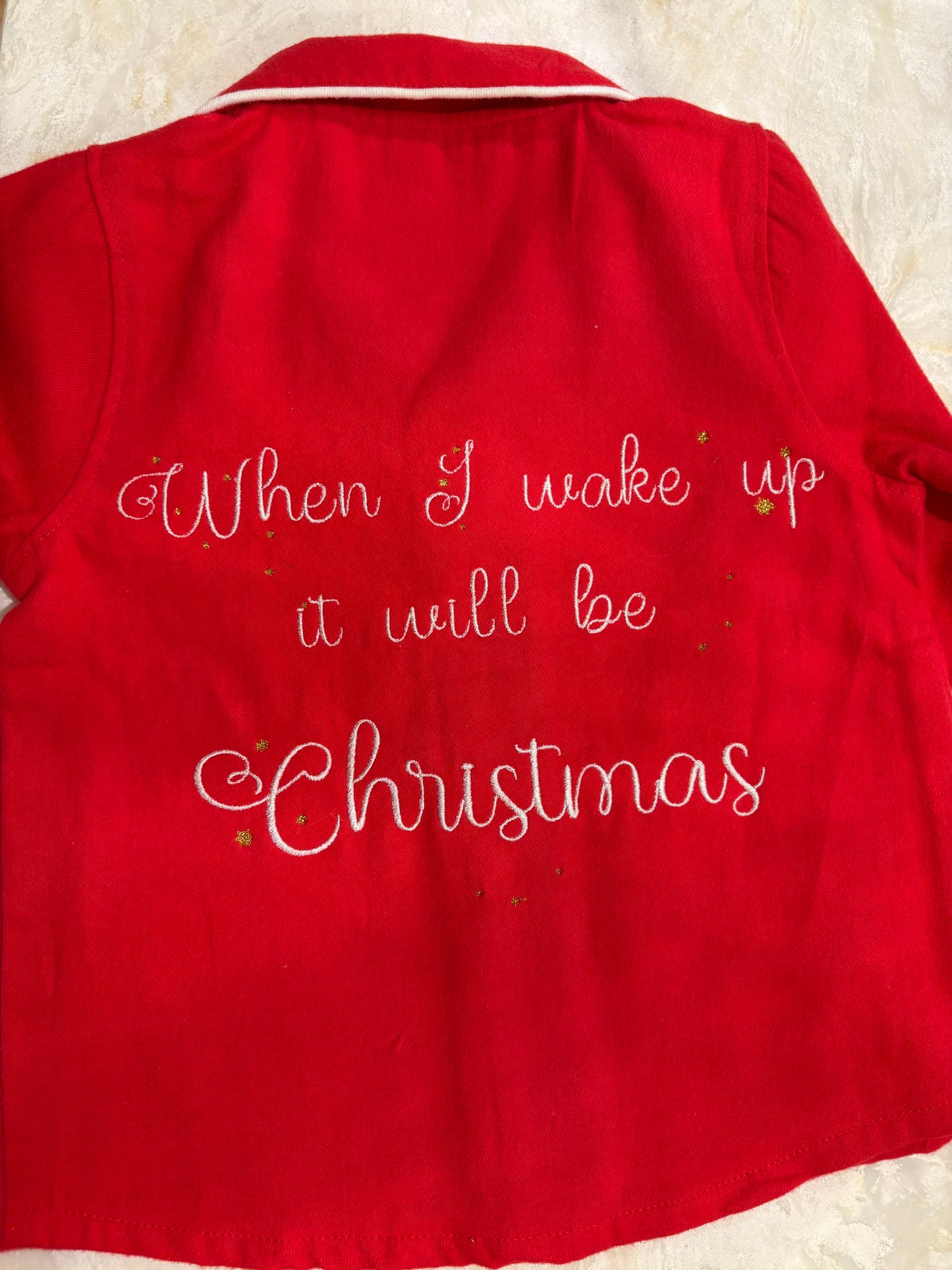 "WHEN I WAKE ......."  classic pawjamas