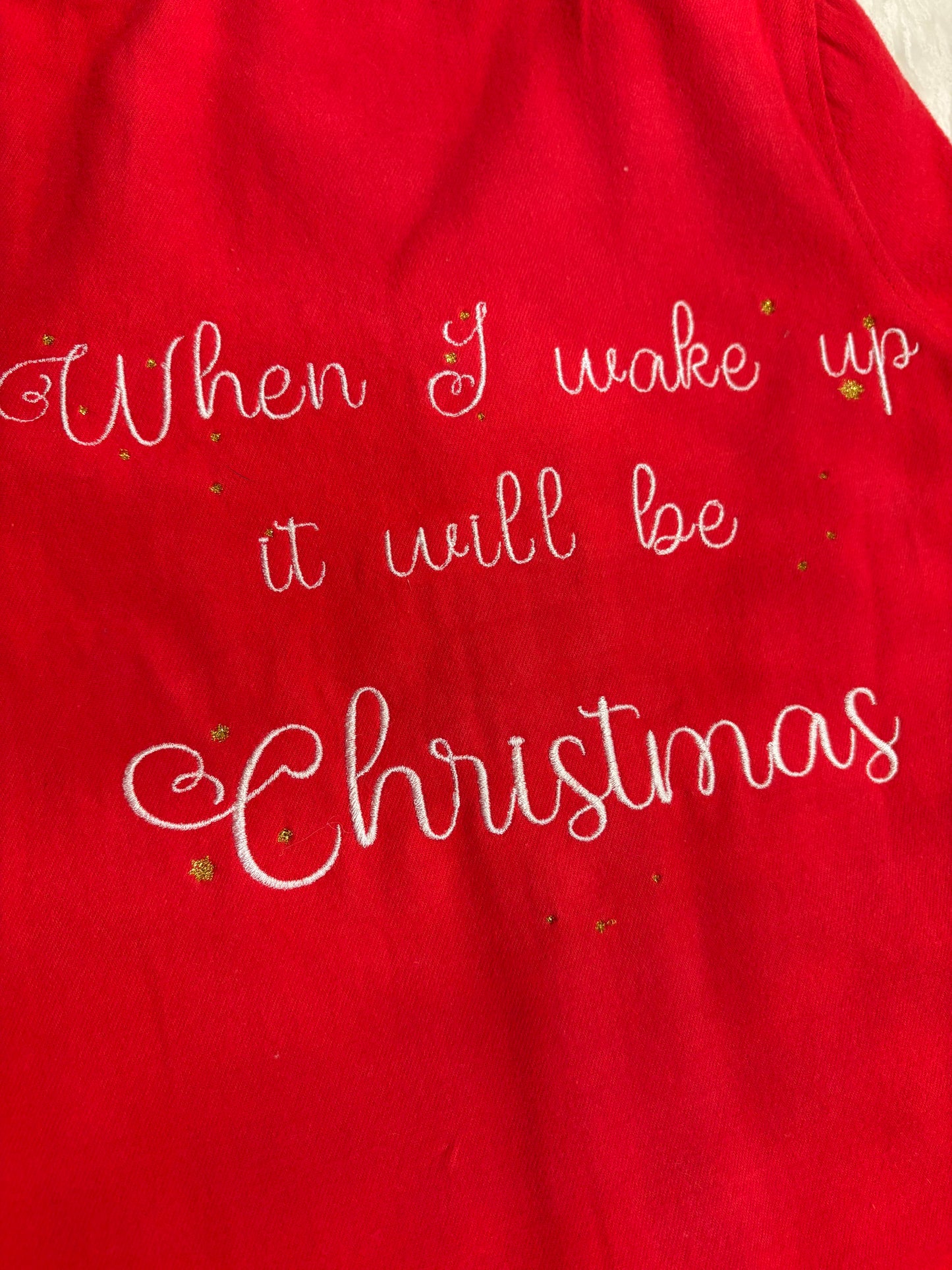 "WHEN I WAKE ......."  classic pawjamas