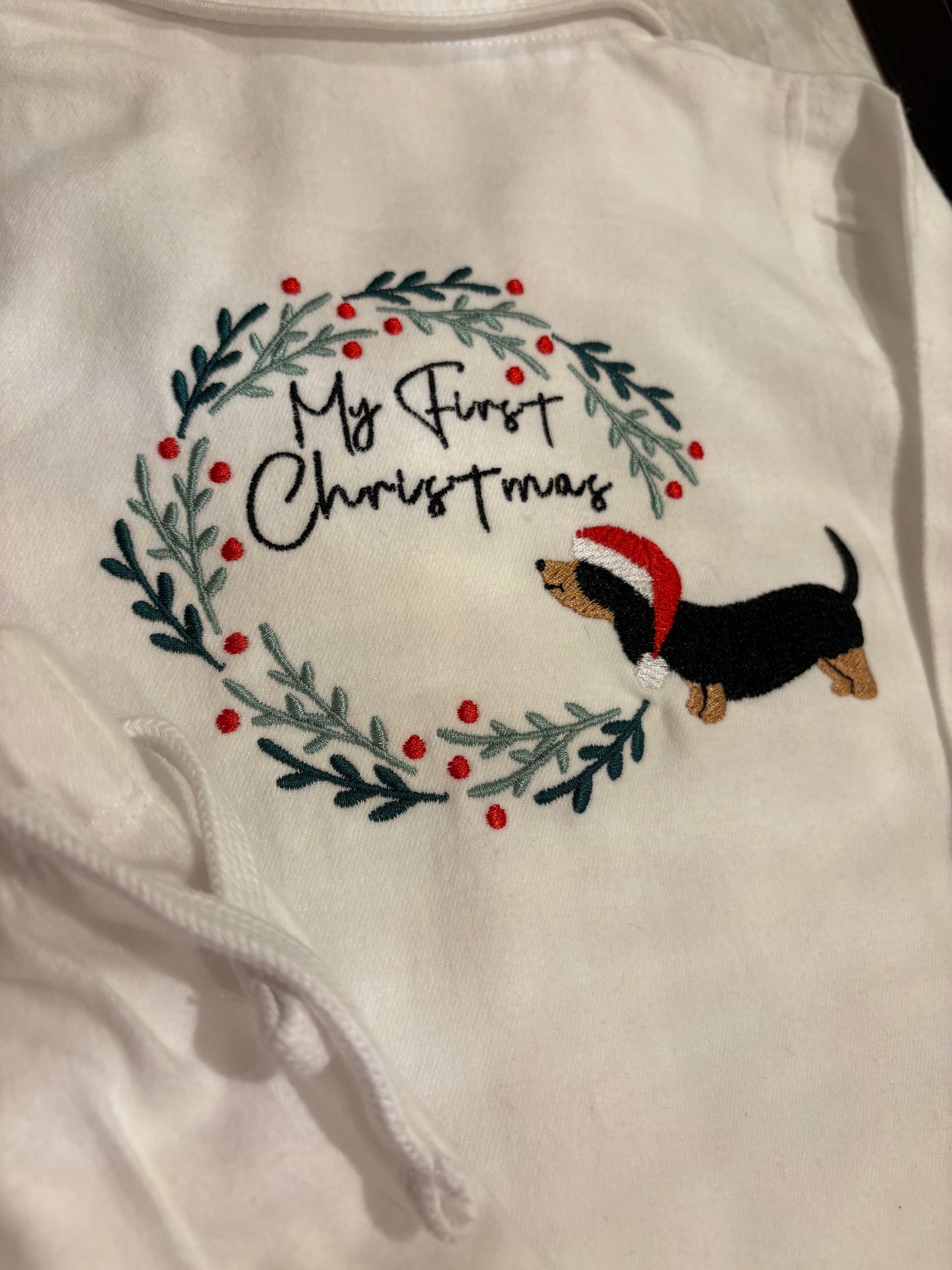My First Christmas Personalised classic pawjamas