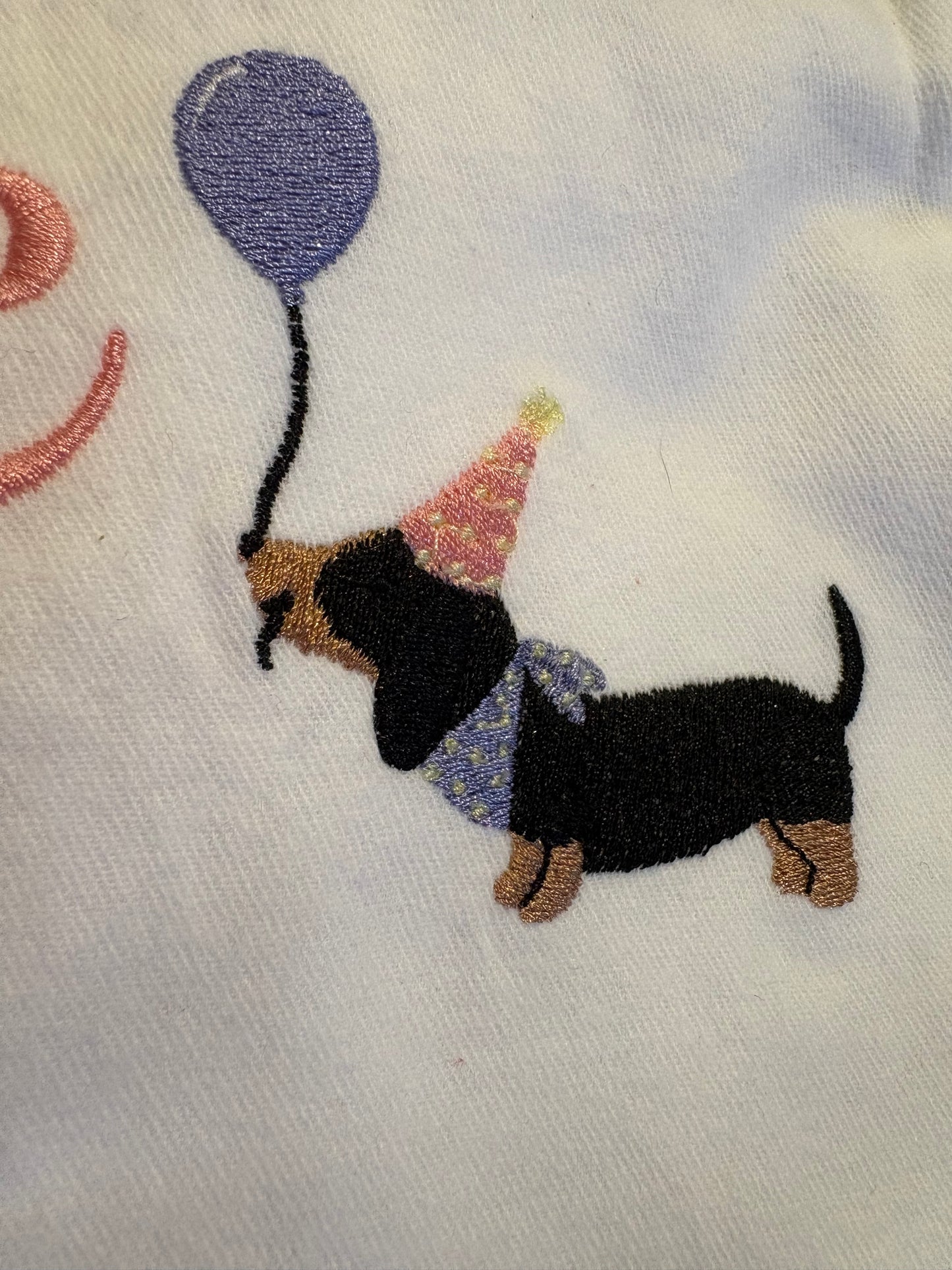 Embroidered Birthday Pawjamas