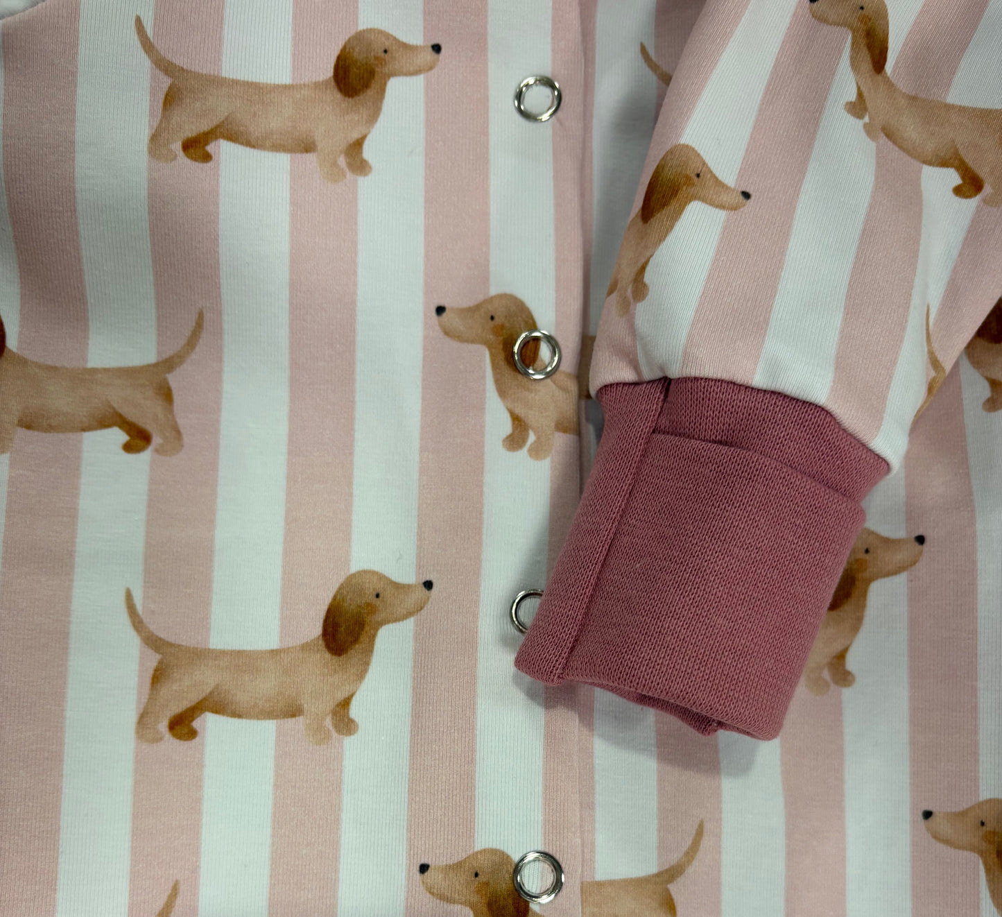 Li'l Pup popper baby grow