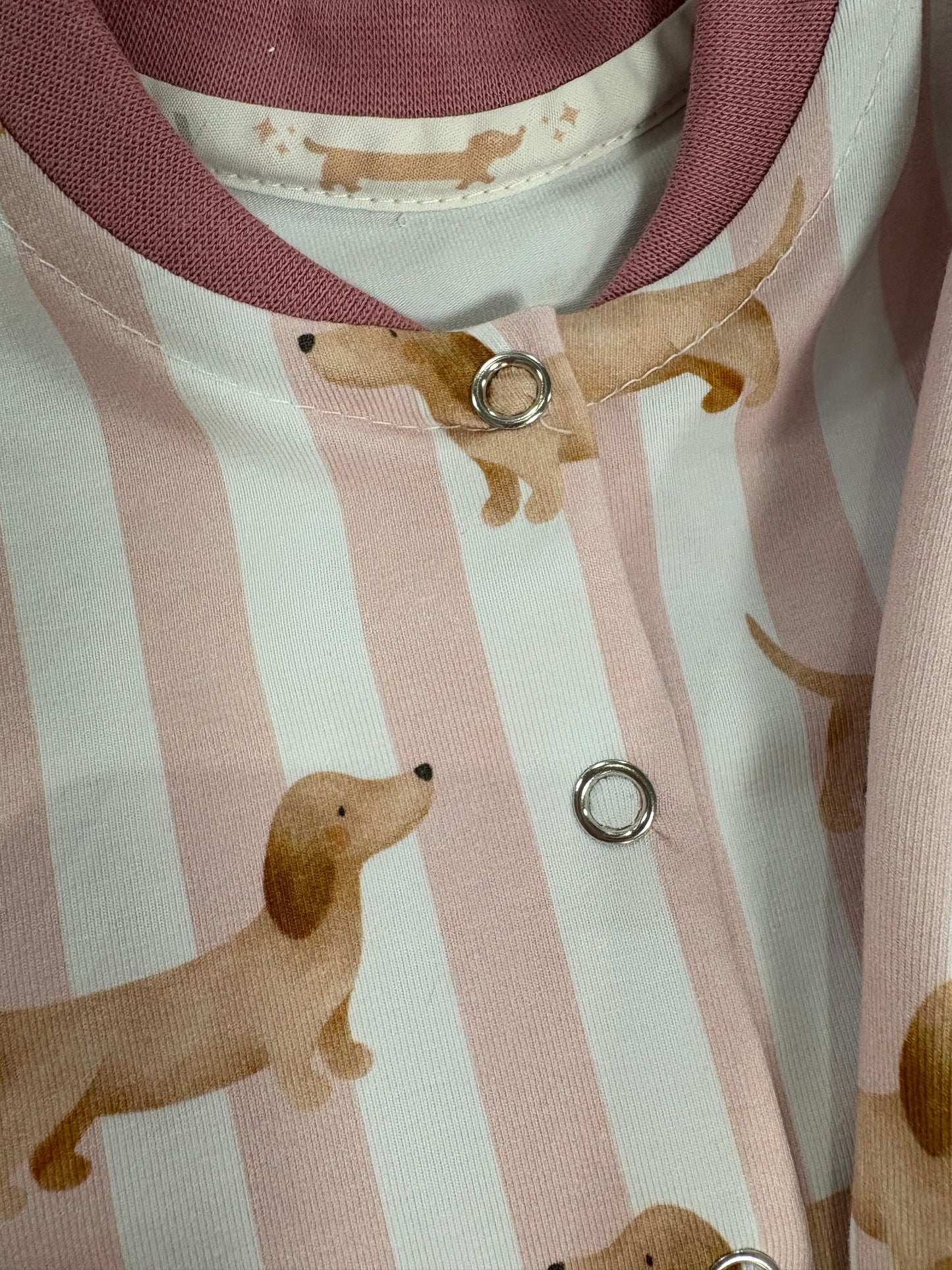 Li'l Pup popper baby grow