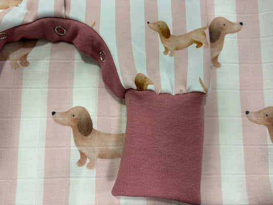 Li'l Pup popper baby grow