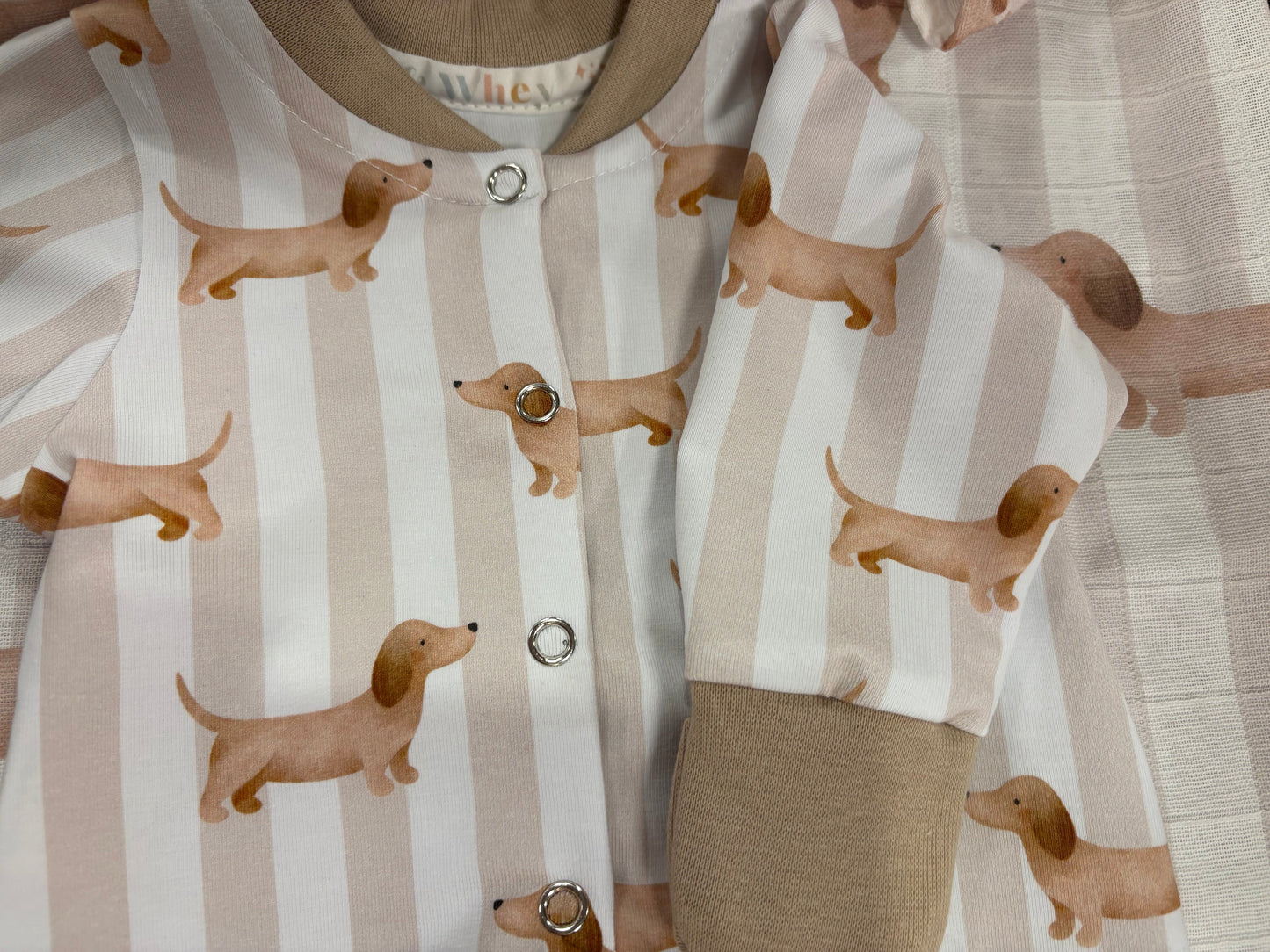 Li'l Pup popper baby grow
