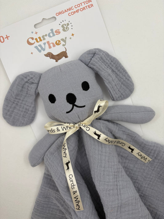 Puppy muslin comforter