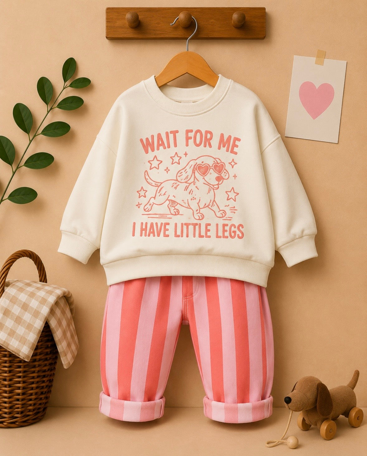 STRIPE JEANS AND SWEATER SETS