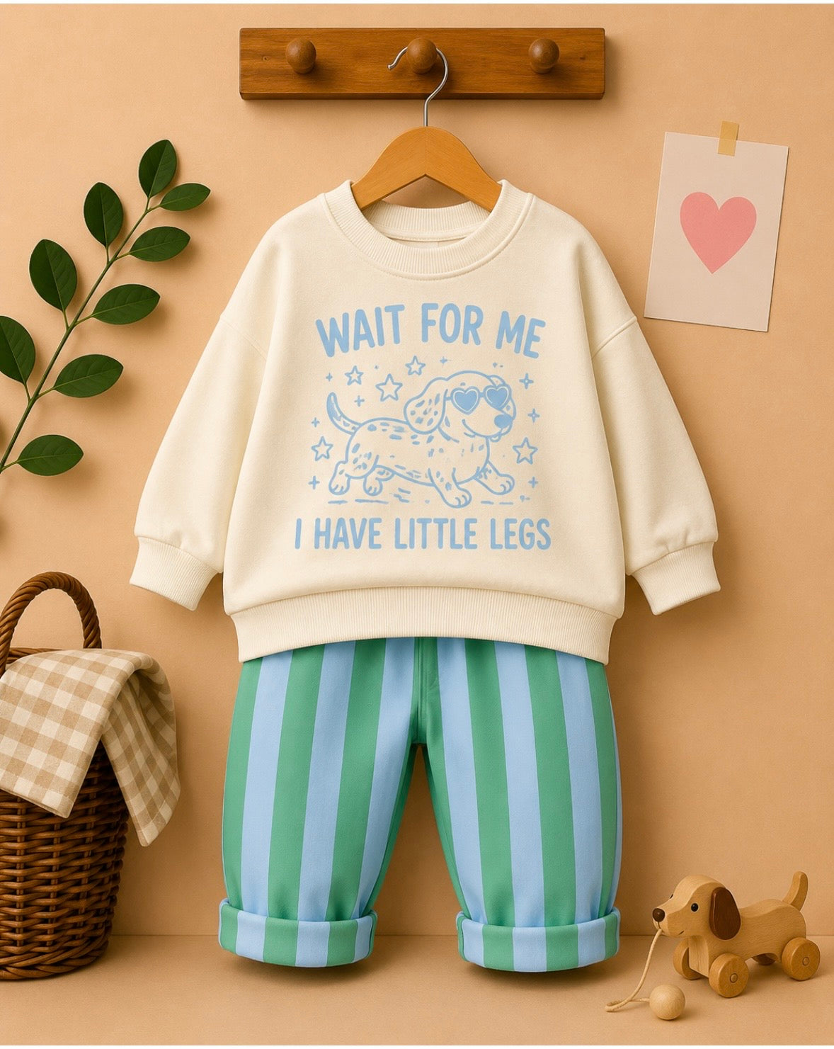 STRIPE JEANS AND SWEATER SETS