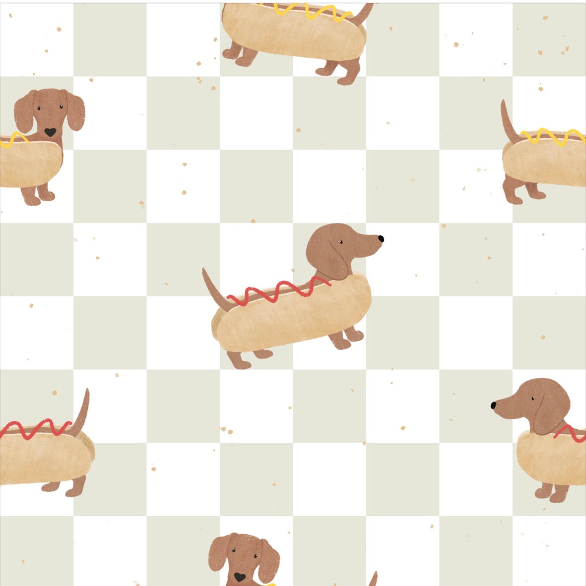 HOT DOG CHECKED DUNGAREES