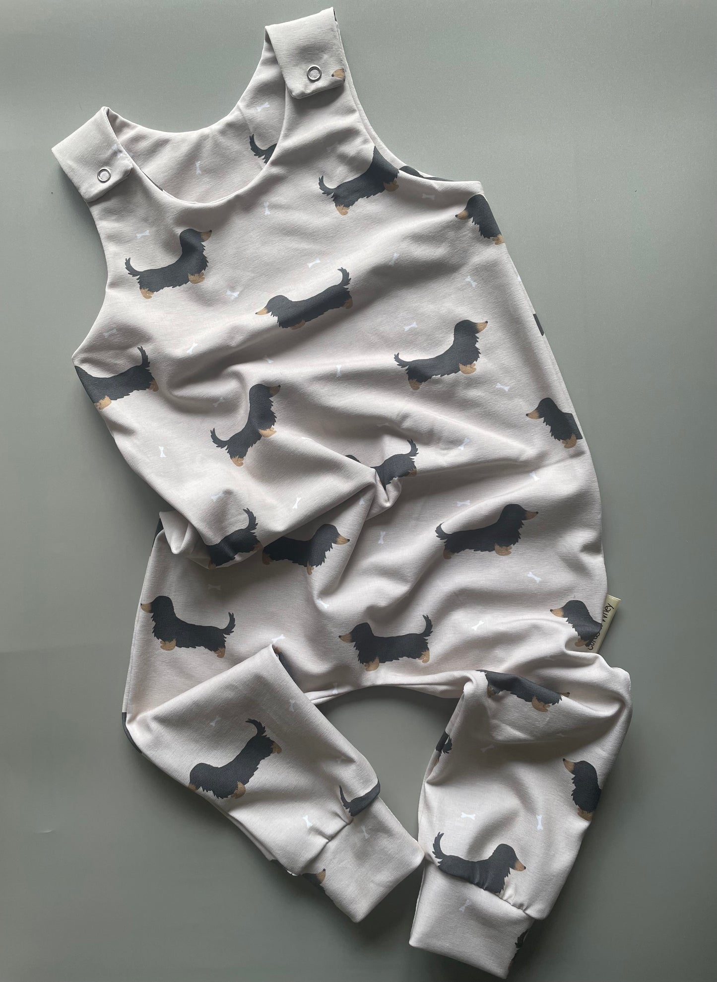 Nemo long haired dachshund romper