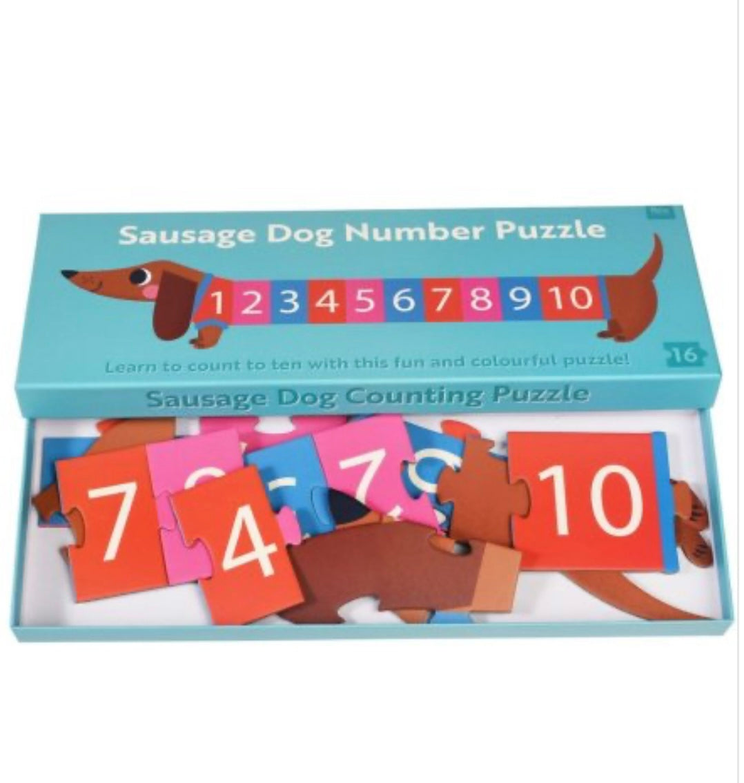 Sausage dog floor puzzle