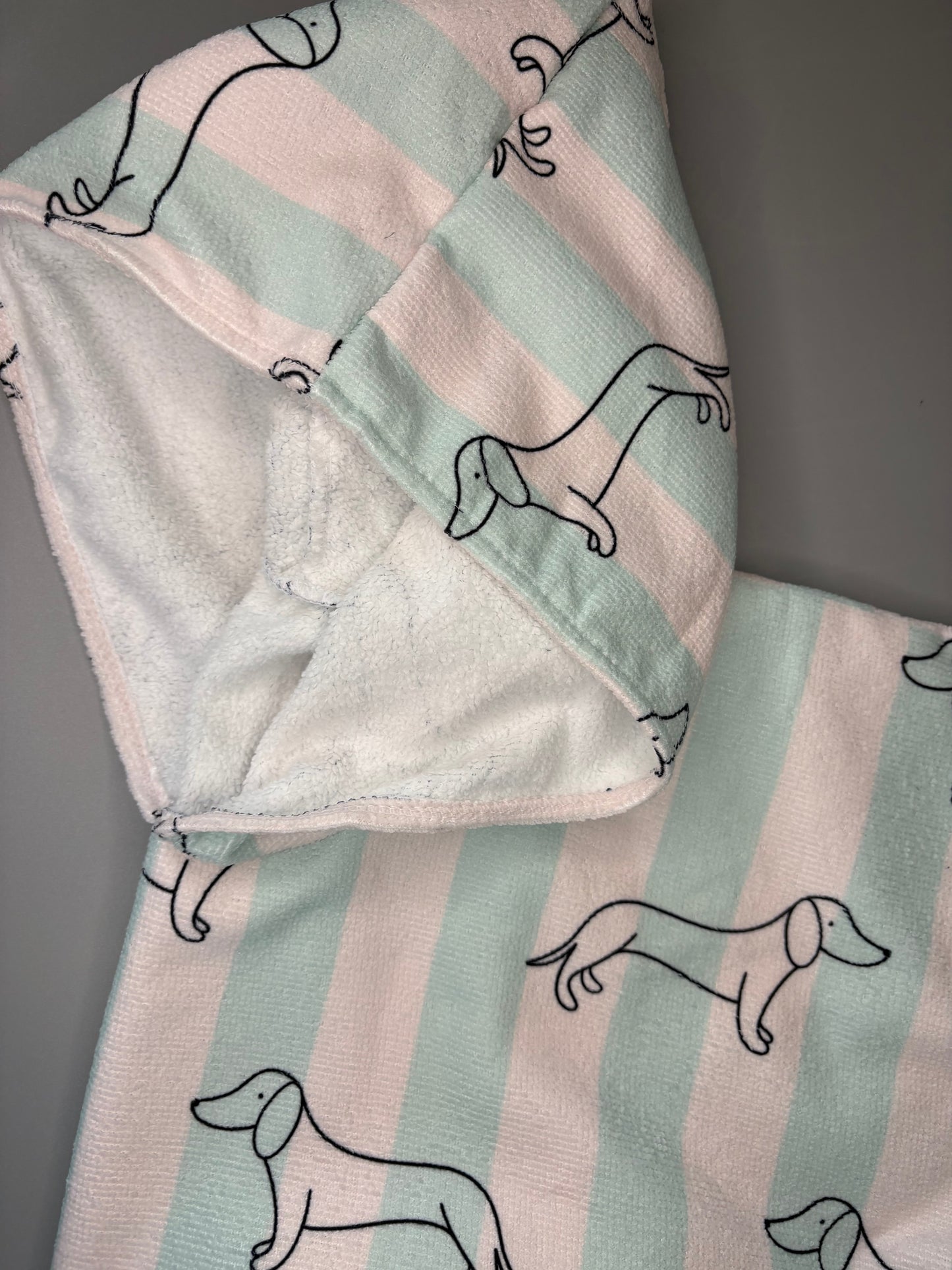 Swimming Sausage poncho towel