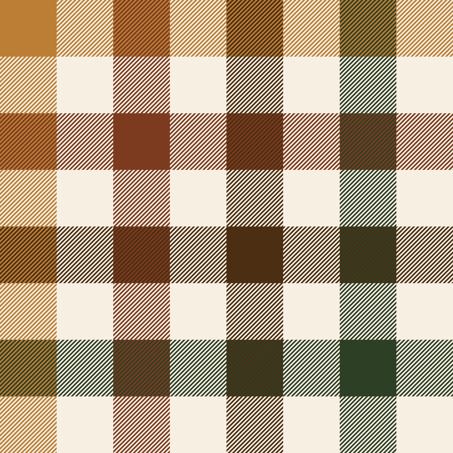 AUTUMN PLAID DUNGAREES